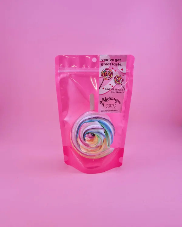 Meringue Rainbow Lolly 2 st.