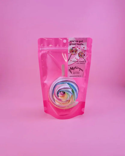 Meringue Rainbow Lolly 2 st.
