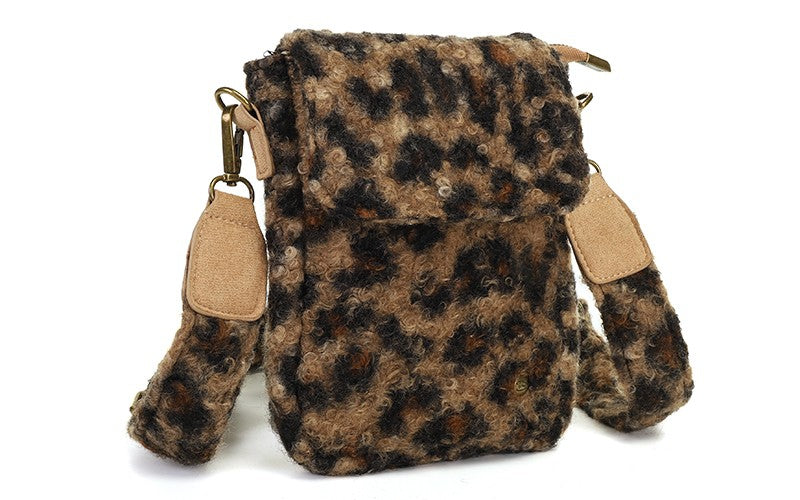 Panter camel teddy telefoontasje Elmen