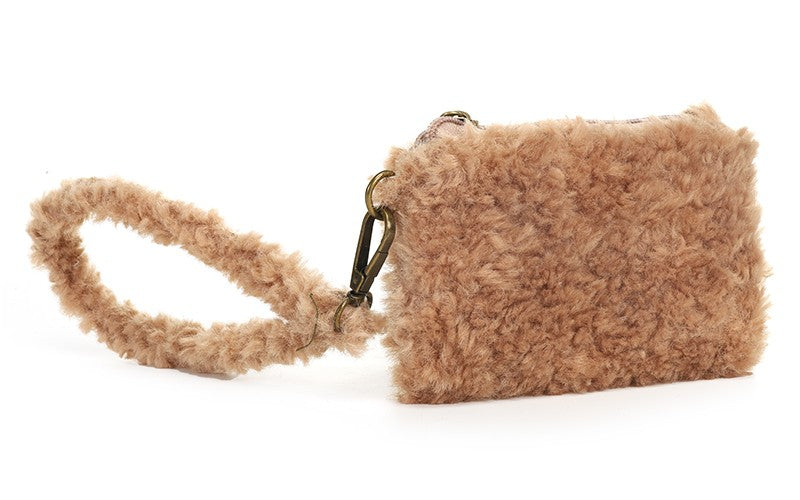 Camel teddy portemonneetje Fien