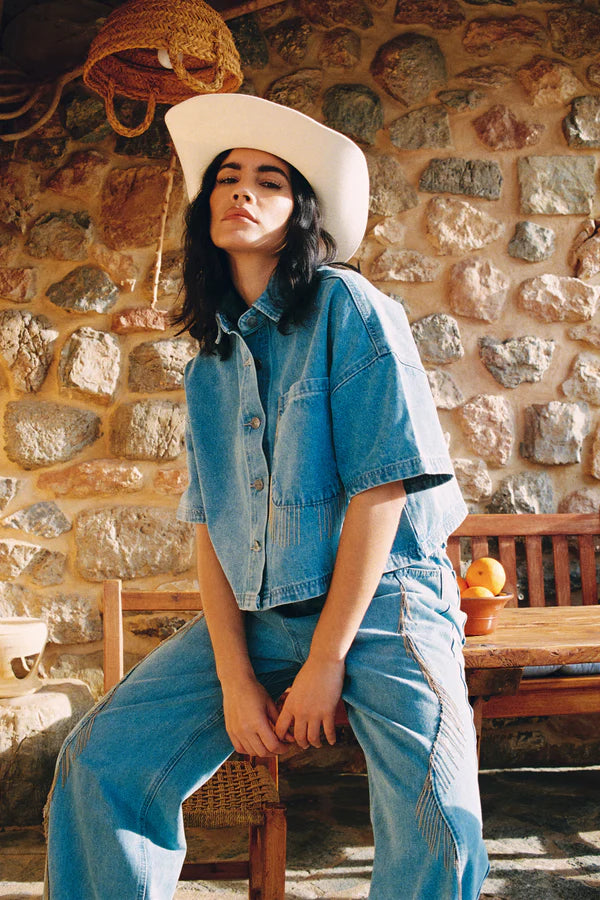 Blouse Adeline- light blue