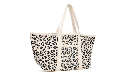 Natural panter schoudertas / shopper Bali