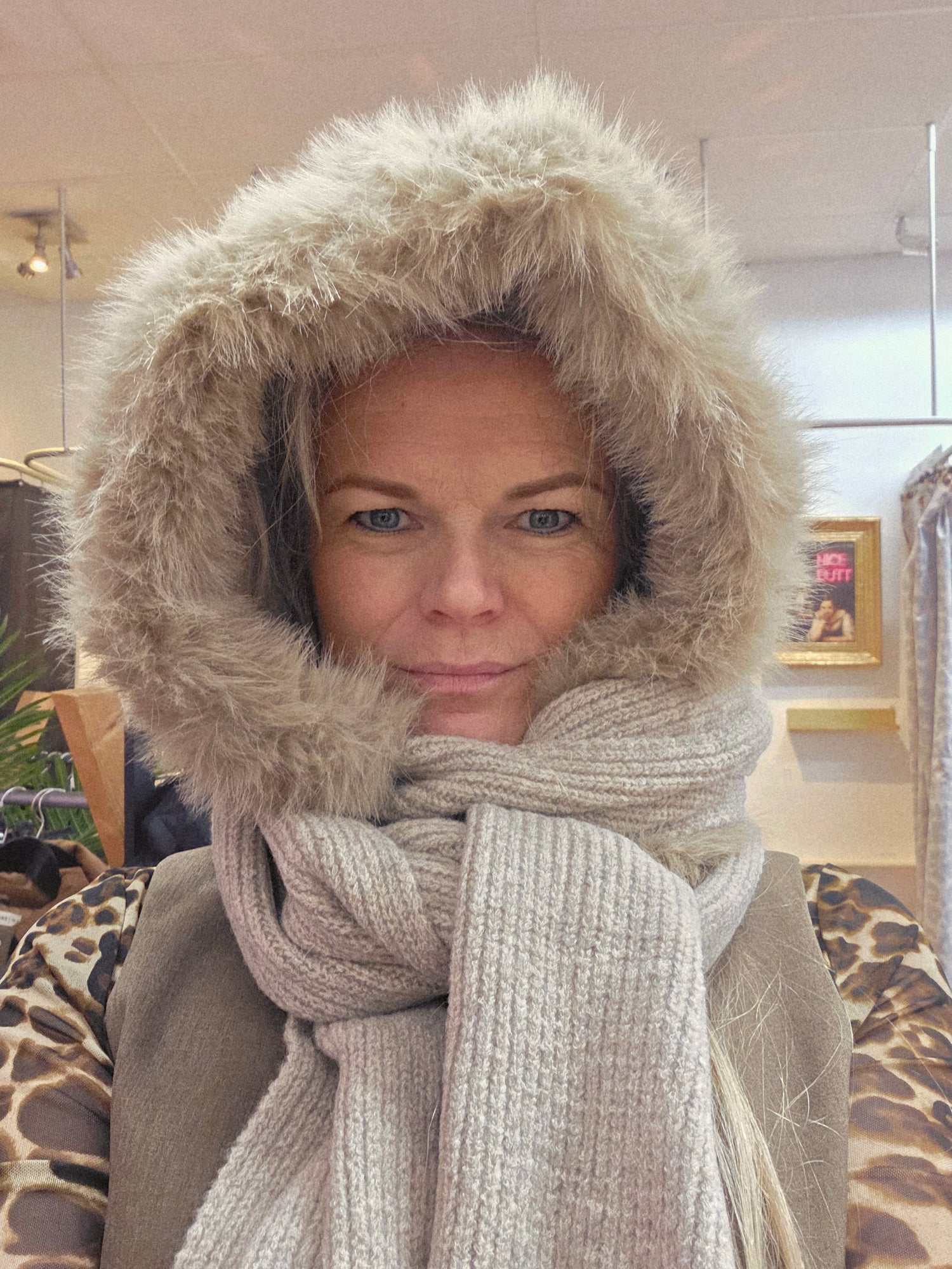 Sjaal Kappl - naturel