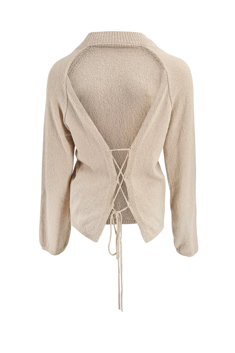 Pippa knitted top - light beige