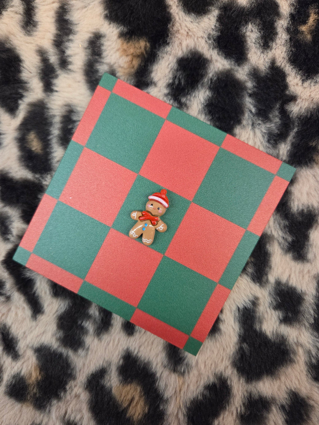 Forex Tegeltje Gingerman - groen/rood