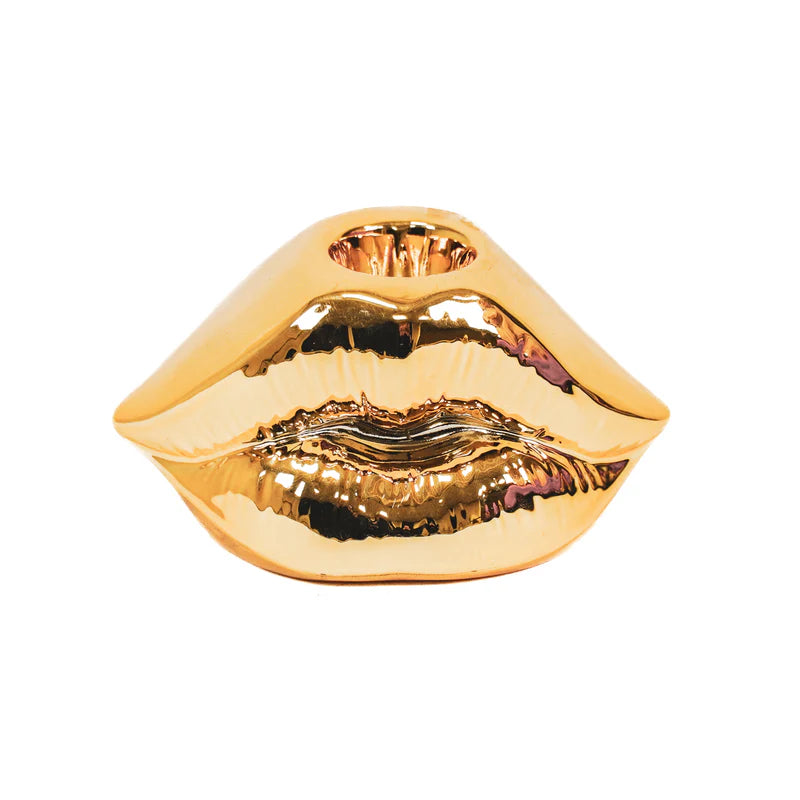 Kandelaar Lip - goud