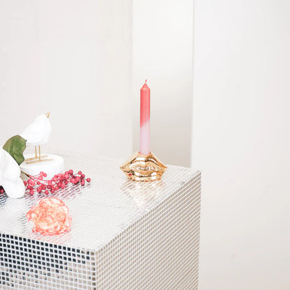 Kandelaar Lip - goud