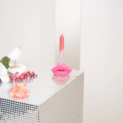 Kandelaar Lip - neon pink