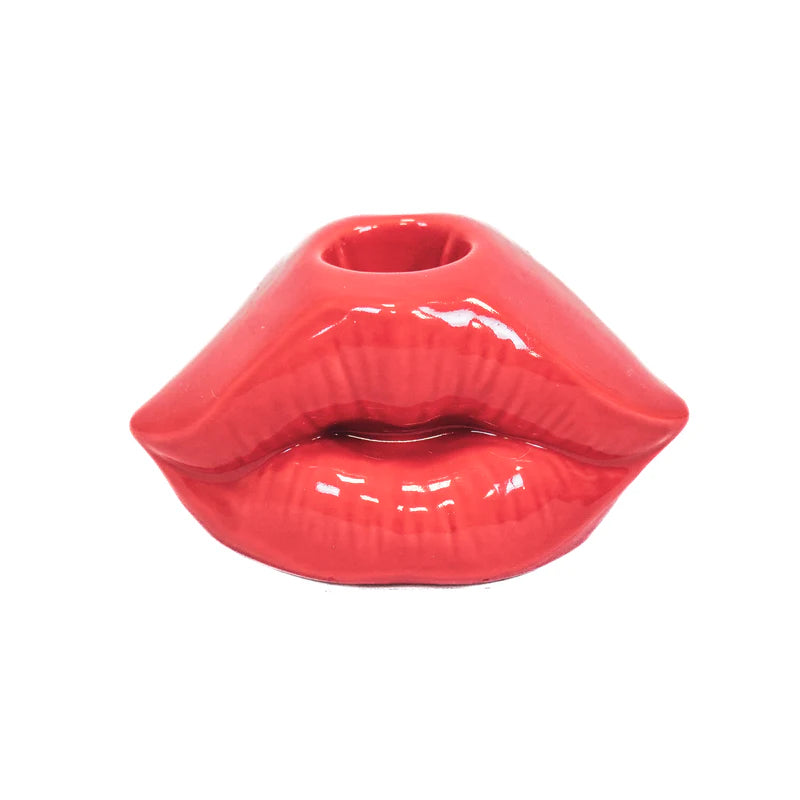 Kandelaar Lip - rood