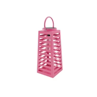 Lamp- Lantaarn/ Windlicht Solar - Roze