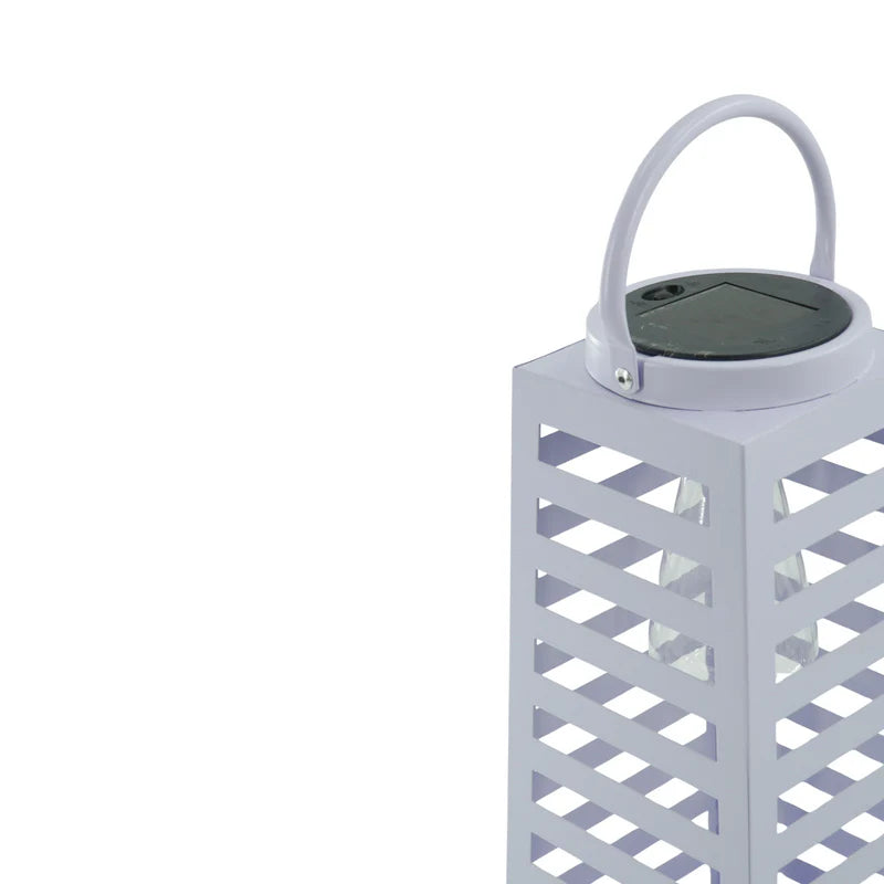 Lamp- Lantaarn/ Windlicht  Solar - Lila