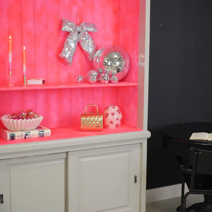 Kerstdecoratie Strik - zilver
