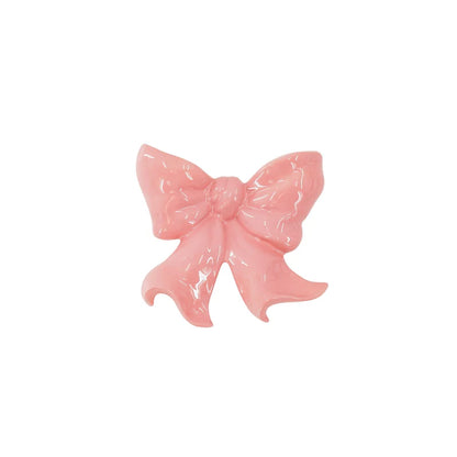 Vaas- Muurvaas Strik- Keramiek- Roze- 19x18,5x5,5 cm