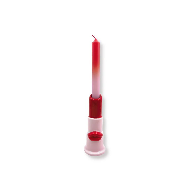 Kandelaar Lippenstift - roze/rood
