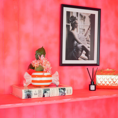 Pot Dolomiet - Roze/Oranje - 12.5x6x6 cm