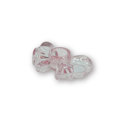 Kandelaar Strik Plat - roze