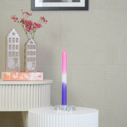 Kandelaar Strik Plat - licht blauw