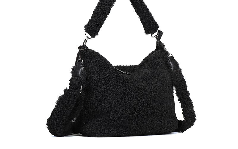 Black teddy schoudertas Palma