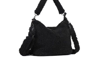 Black teddy schoudertas Palma