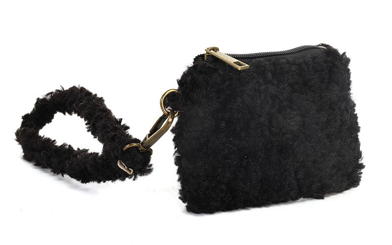 Black teddy portemonneetje Fien