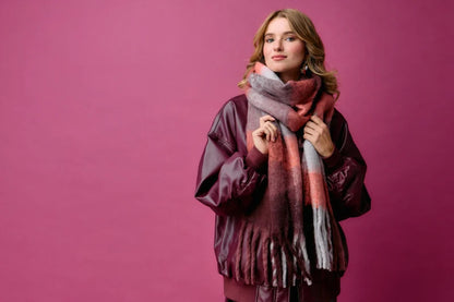 Nikki Check Scarf