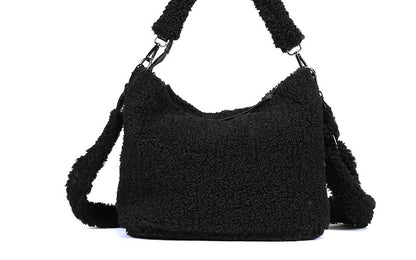 Black teddy schoudertas Palma