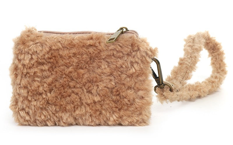 Camel teddy portemonneetje Fien
