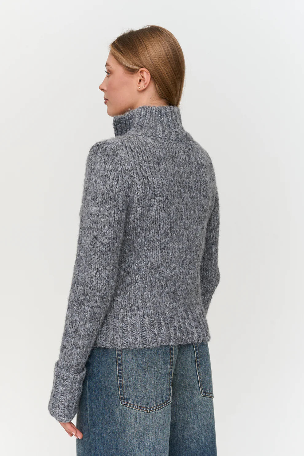 24C Knitted Vest - grijs