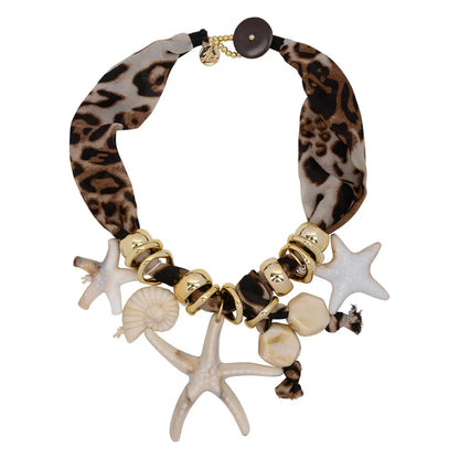Ariel Necklace - leopard