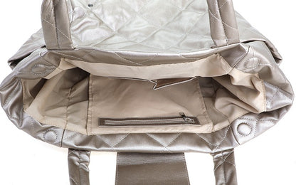 Metallic La Plata schoudertas / shopper