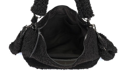 Black teddy schoudertas Palma