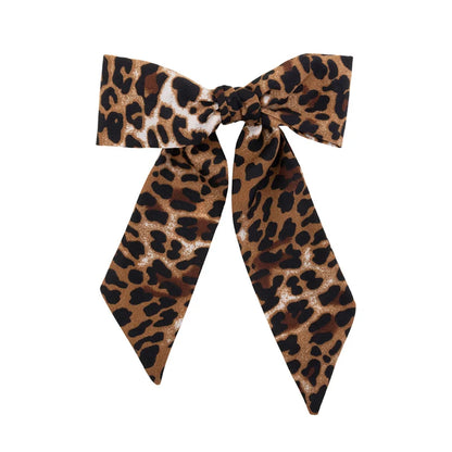 Leopard Bow Hairclip