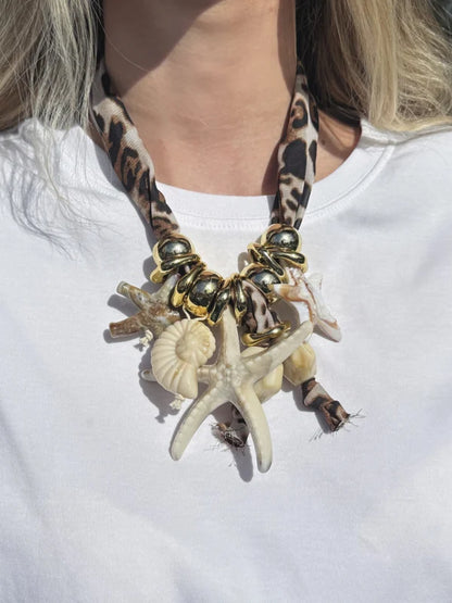 Ariel Necklace - leopard