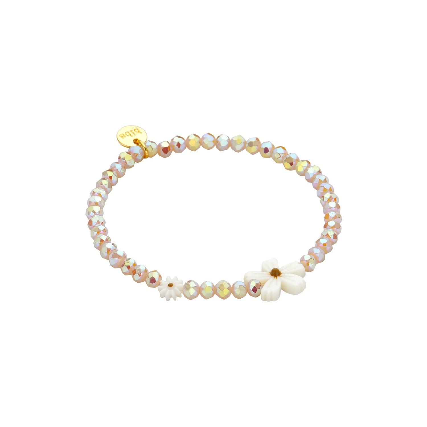 Biba Armbandje Flower - beige
