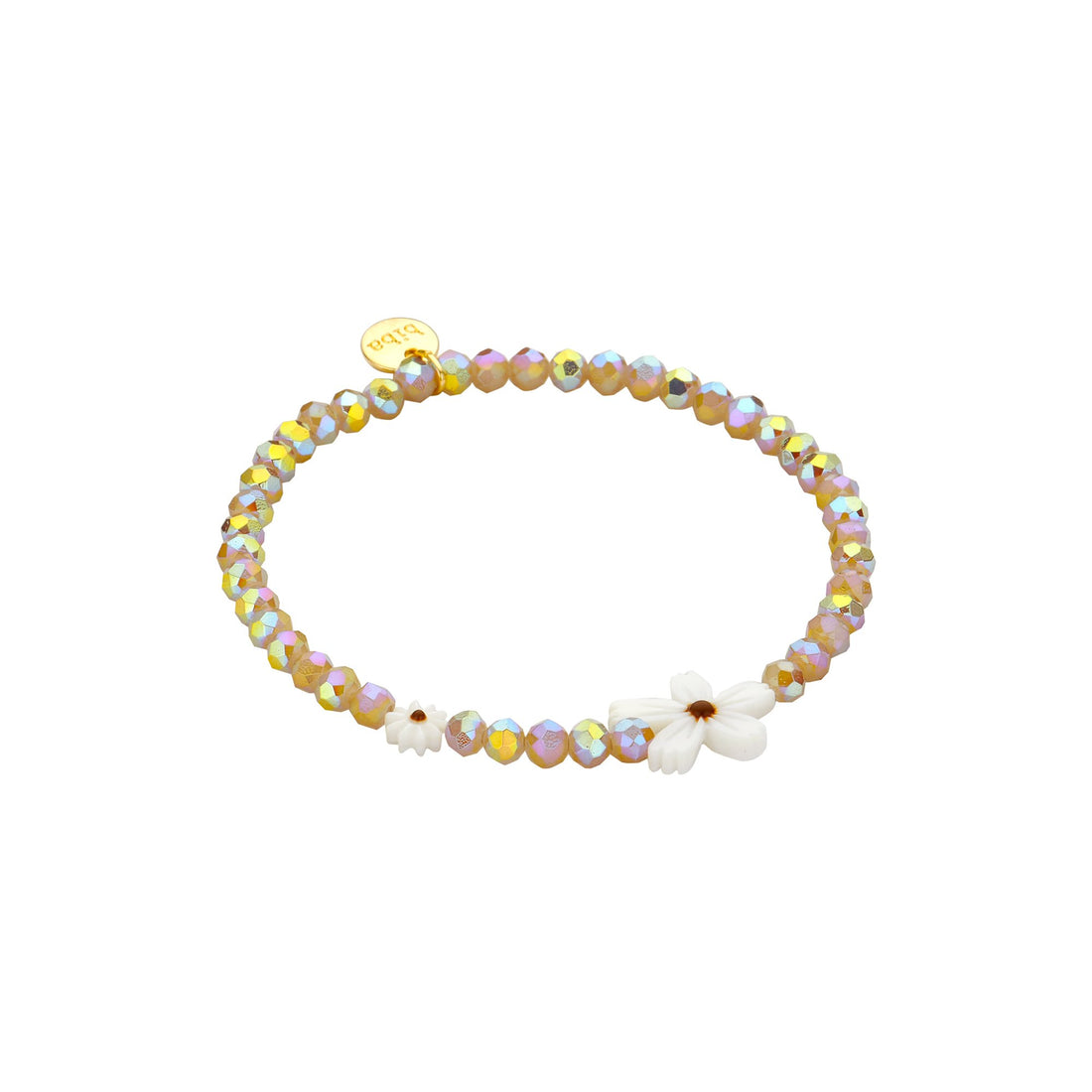 Biba Armbandje Flower - taupe