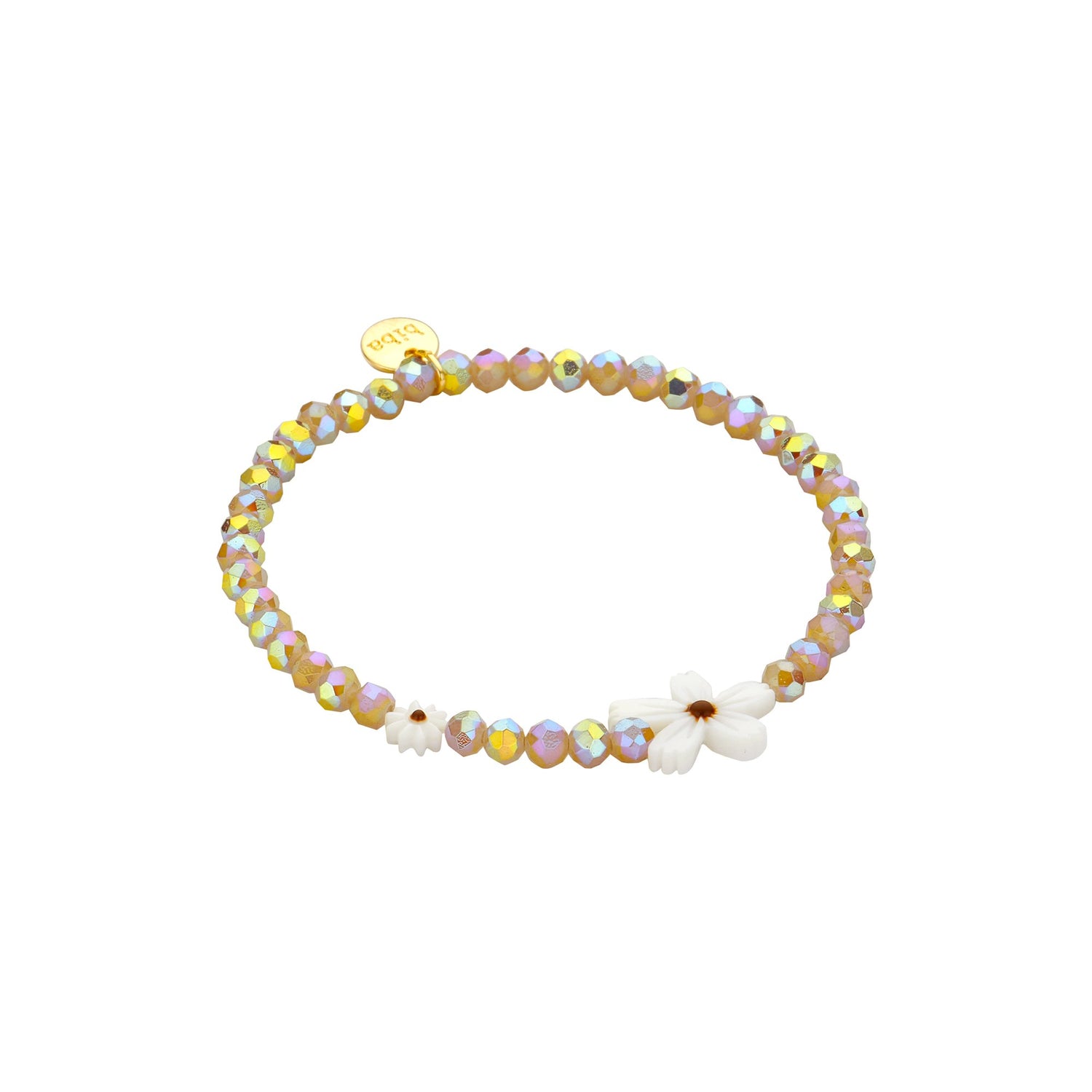 Biba Armbandje Flower - taupe