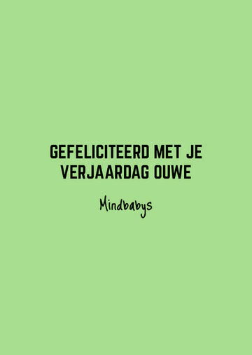 Kaart - gefeliciteerd ouwe