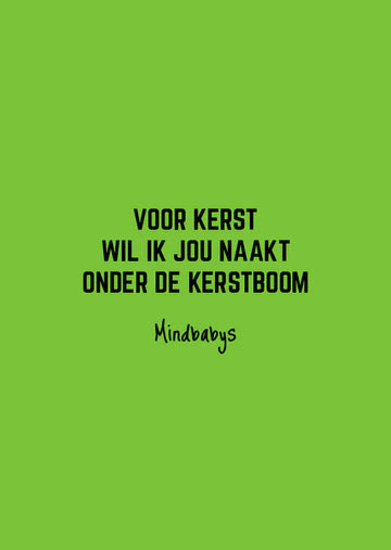 Kaart - voor kerst