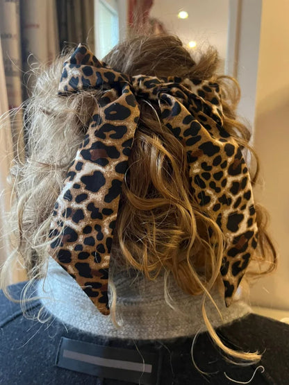Leopard Bow Hairclip