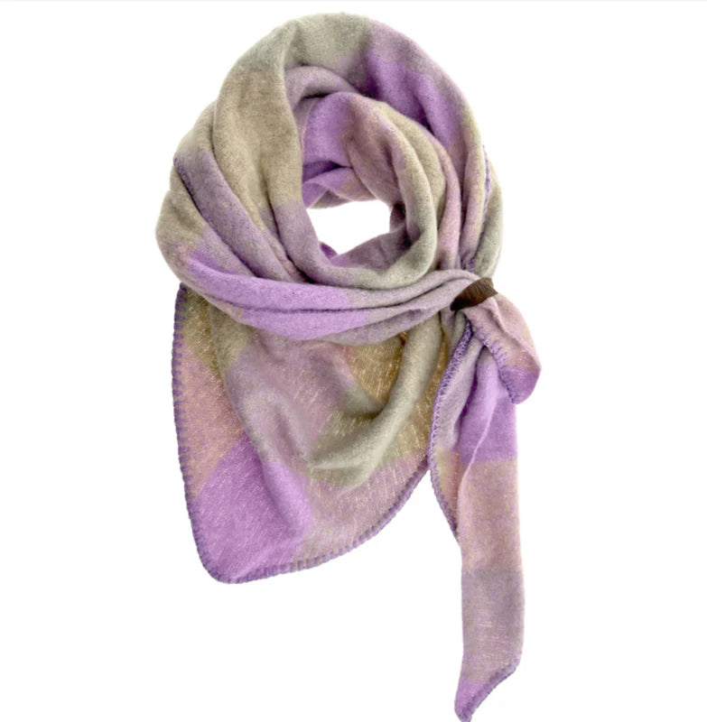 Sjaal Lot83 Lila Ruit