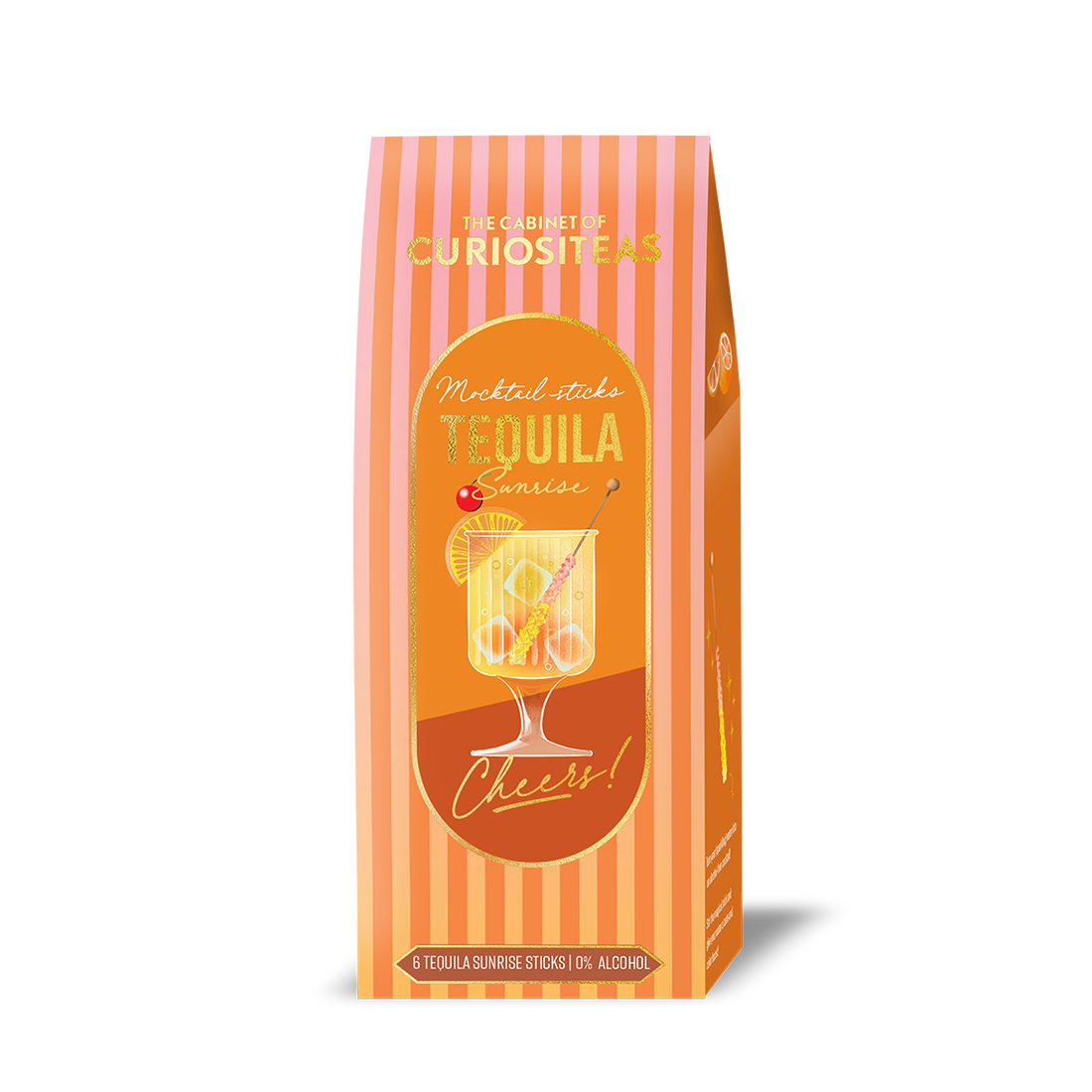 Tequilla Sunrise Mocktail Sticks