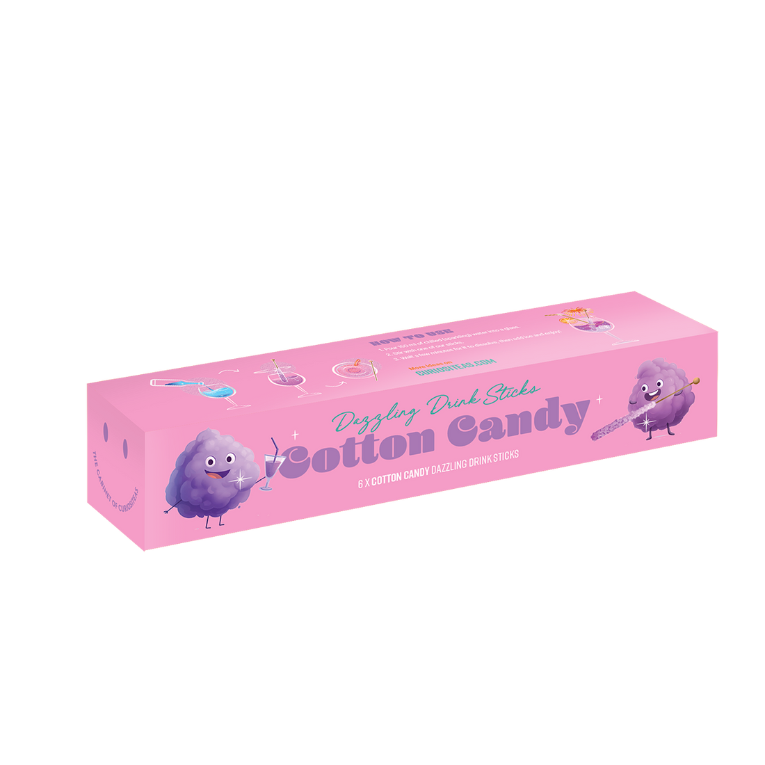 Cotton Candy Magical Drink Sticks