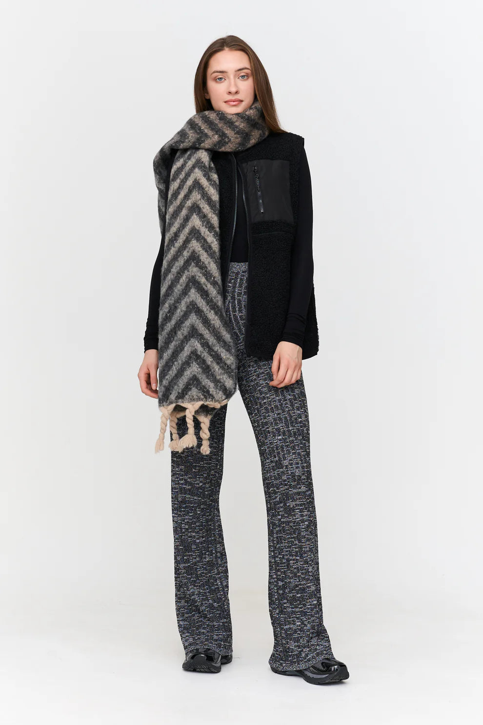 24C Teddy Bodywarmer - zwart