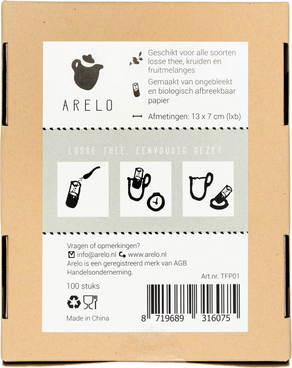 Papieren Theefilters - 100 stuks