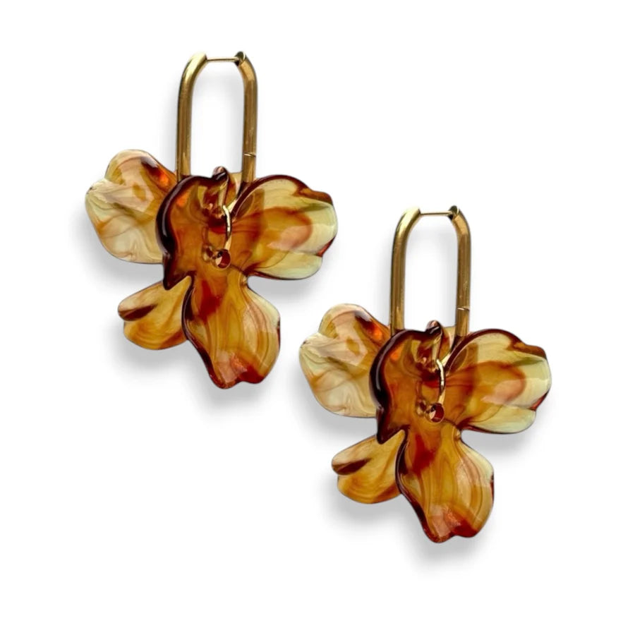 Oorbellen Dazzling Leaves