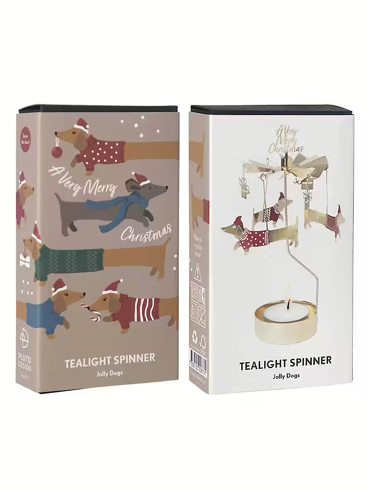 Theelichtje Spinner Teckels