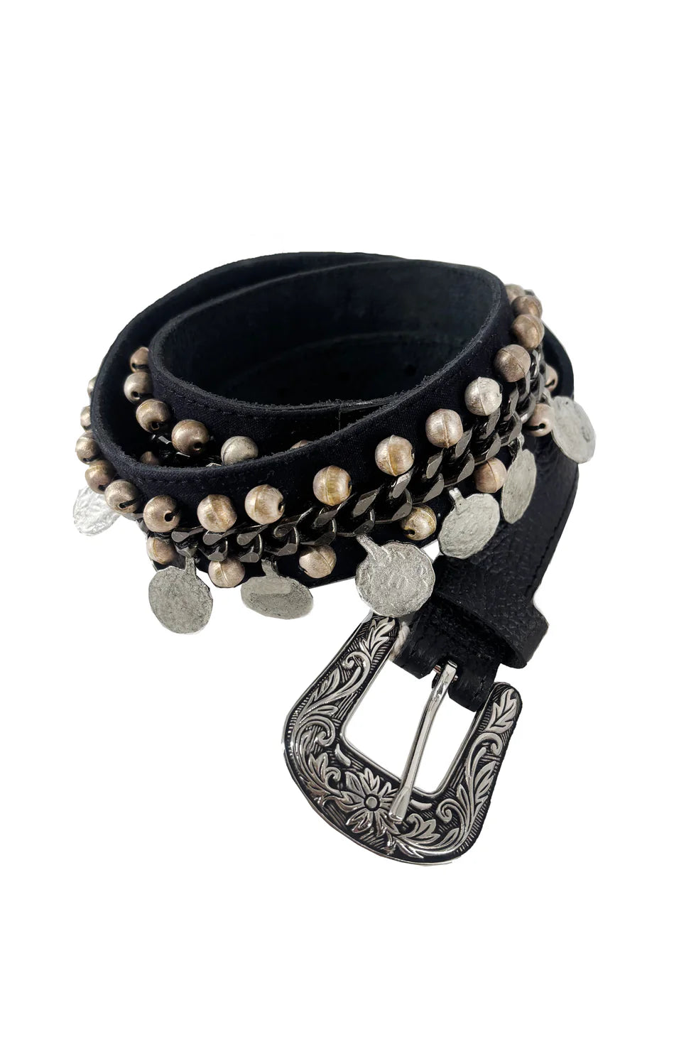 MW Aeva Coins Belt 90cm - black