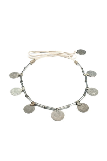 Ava Belt/Necklace Short - beige