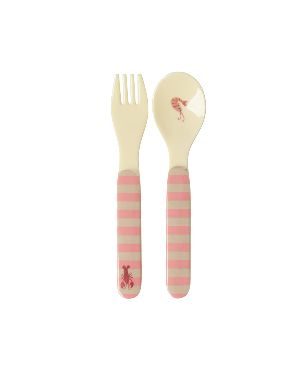 Rice Vork en Lepel - roze