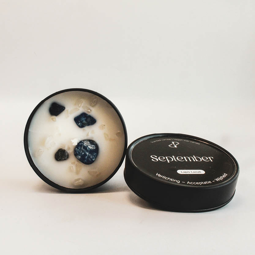 Blikje: September Lapis Lazuli